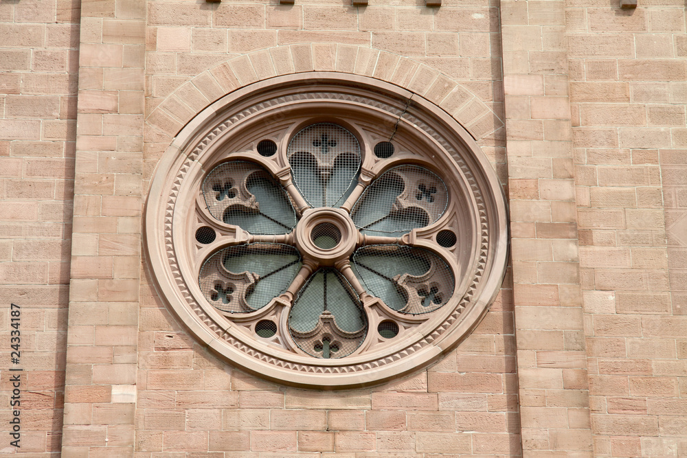 Rundes Kirchenfenster Rundes Kirchenfenster