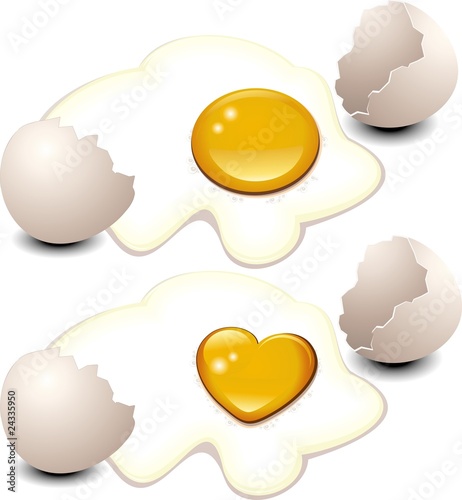 Uovo Rotto-Broken Egg-Oeuf Cassé-Vector