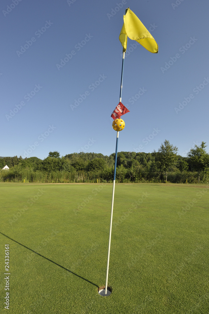 Obraz premium Golffahne