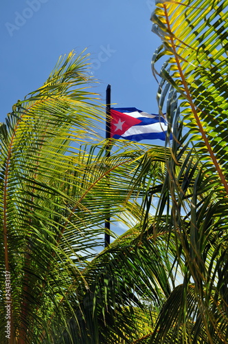 Photography Cuba flag