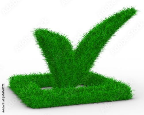 big positive symbol on whit...