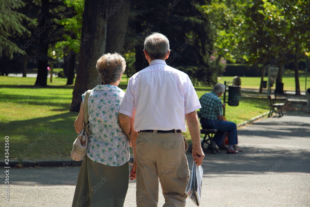 a passeggio nel parco