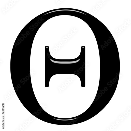 3D Greek Letter Theta