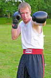 Boxer Posing