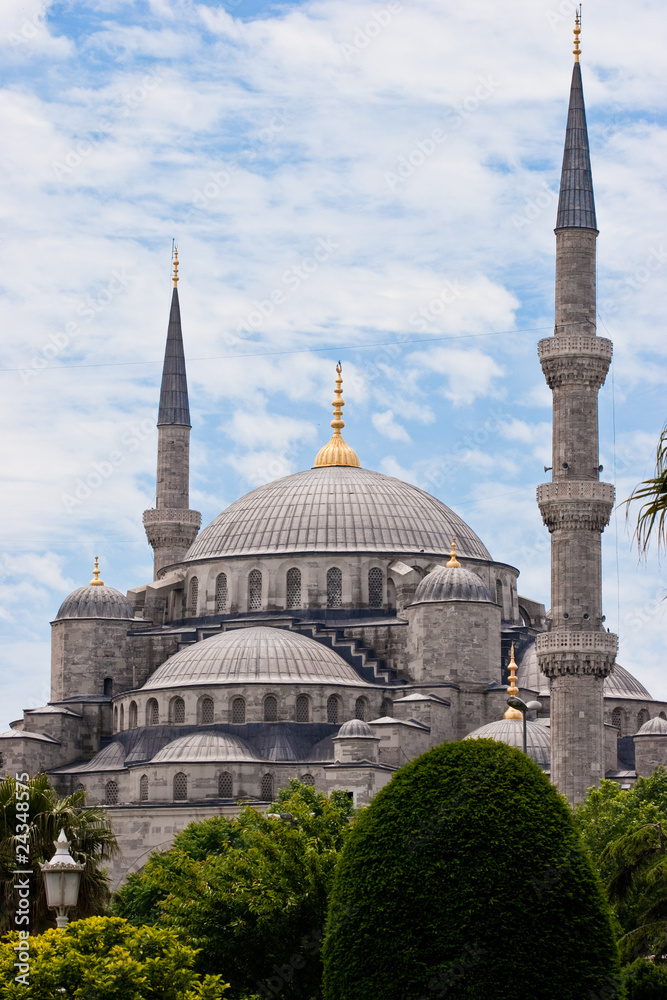 Naklejka premium Blaue Moschee, Istanbul, Türkei