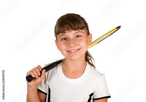 Badminton girl