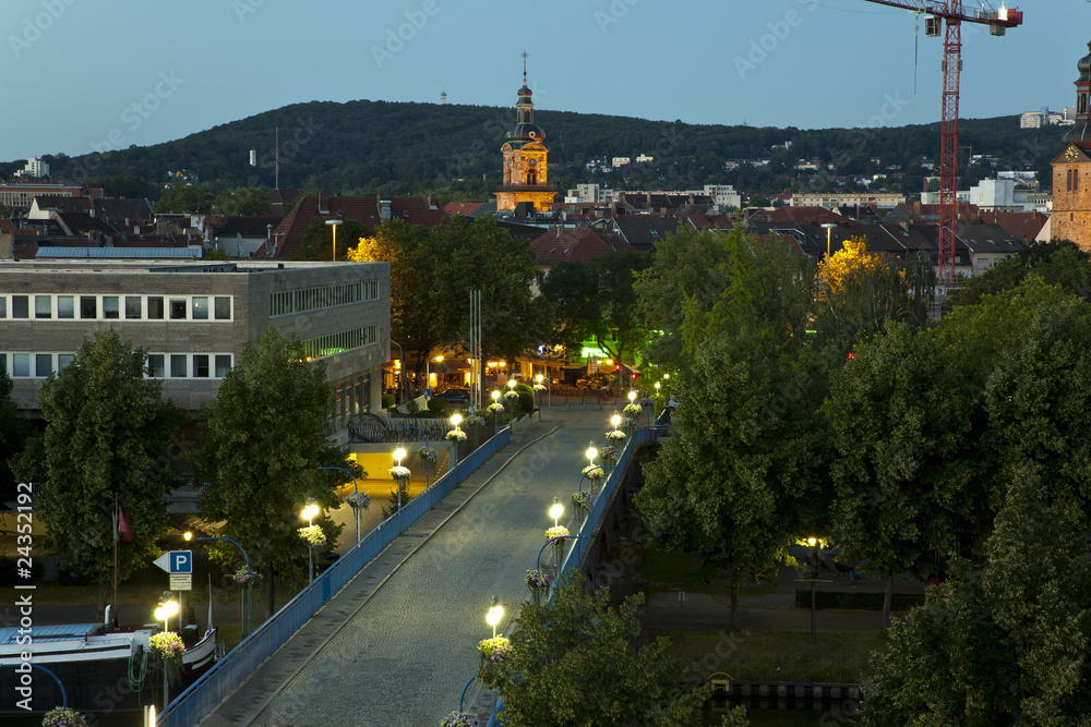 Fototapeta premium Alte Brücke Saarbrücken