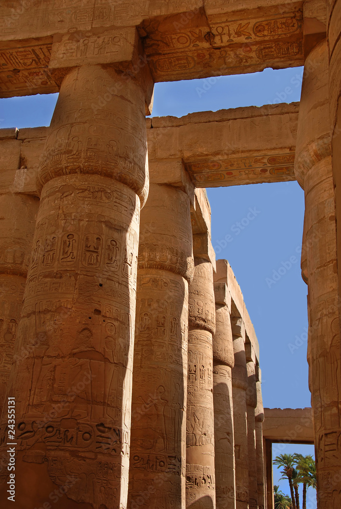 The Karnak Temple in Egypt