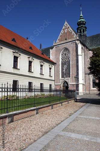 Building of Monastery at Mendel square in Brno, Czech Republic