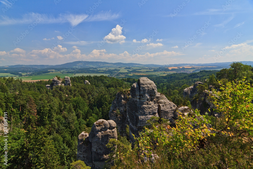 Naklejka premium Kletterfelsen