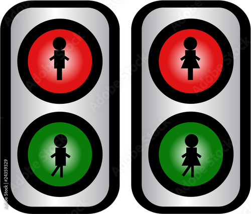 light signal for pedestrians