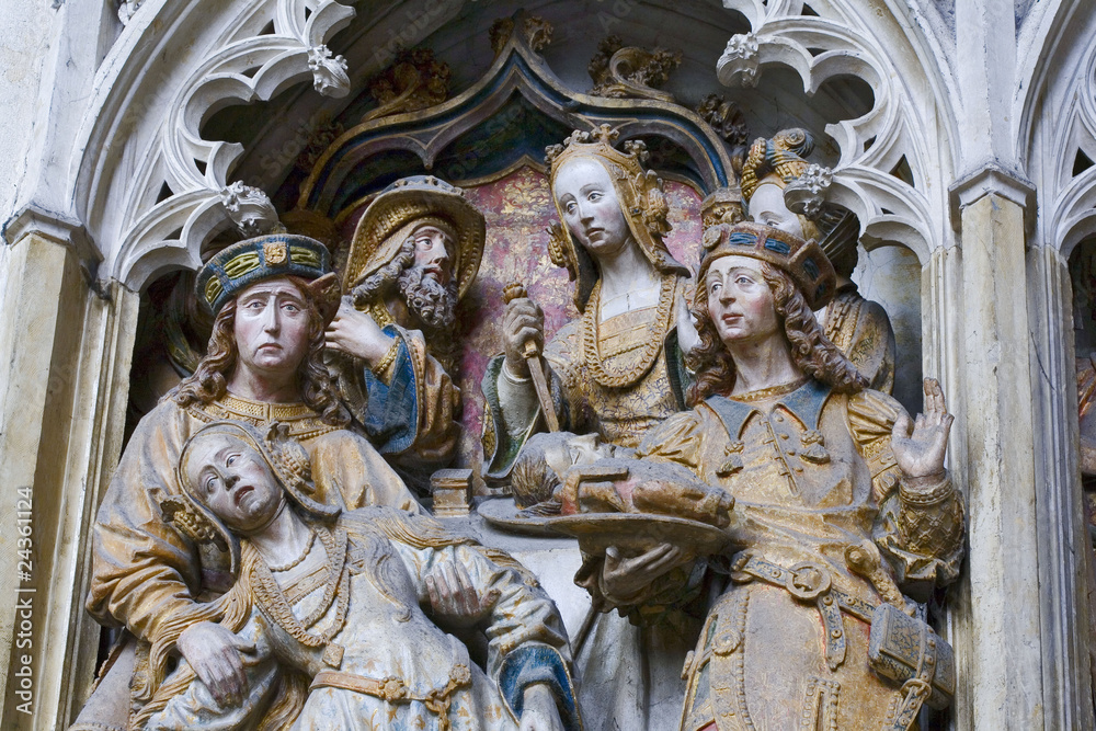 france; amiens; cathédrâle : intérieur; cloture