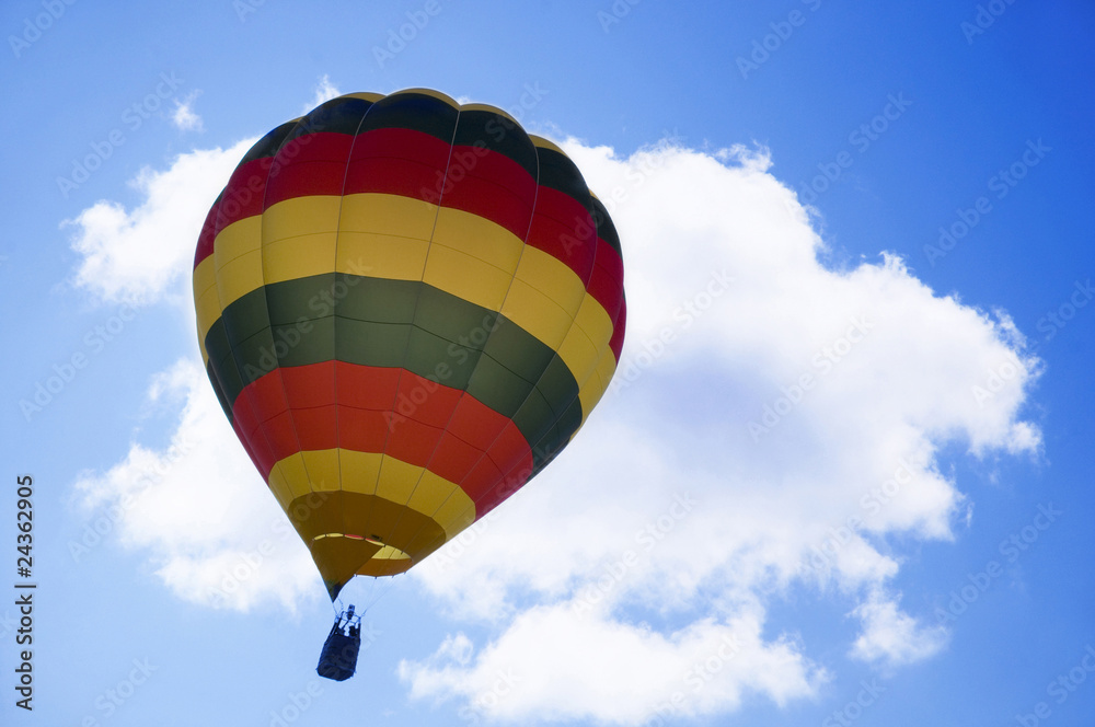 Naklejka premium 熱気球