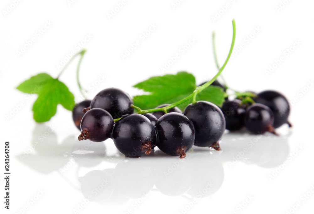 fresh currant fruits with green leaves fresh currant fruits with green leaves