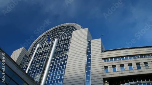 Time lapse clouds over European Parliament, Brussels. 29,97fps