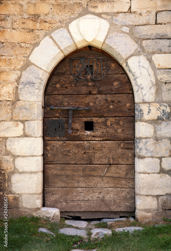 Porte église Romane - Pyrénées