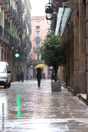 Rain in Barcelona #24369522