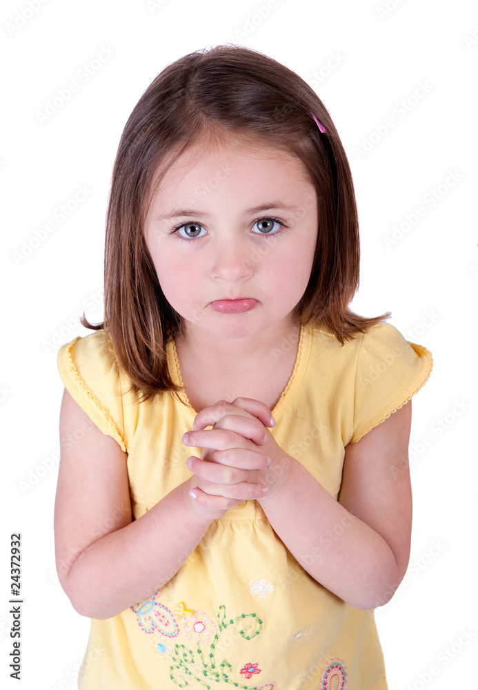 begging girl Stock Photo | Adobe Stock