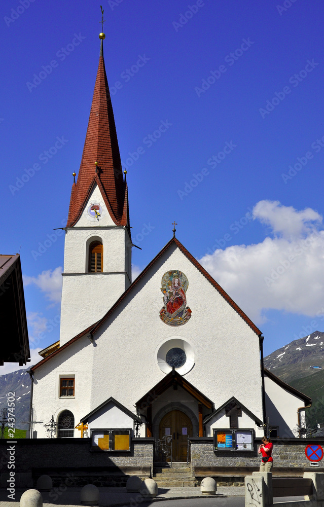 Kirche in Obergurgl - Ötztal - Österreich