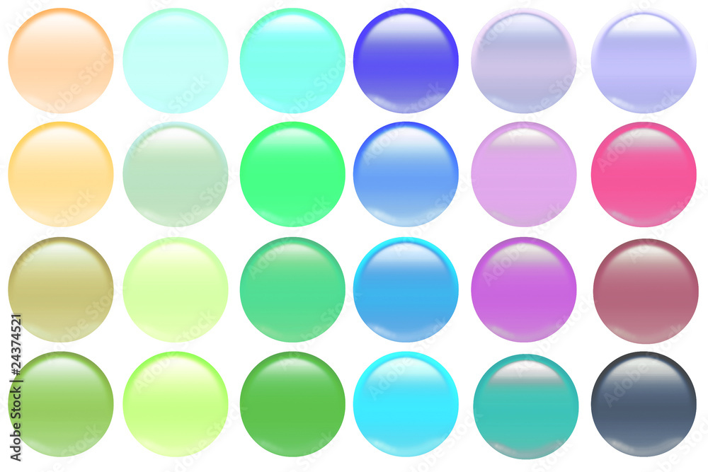 buttons pastell