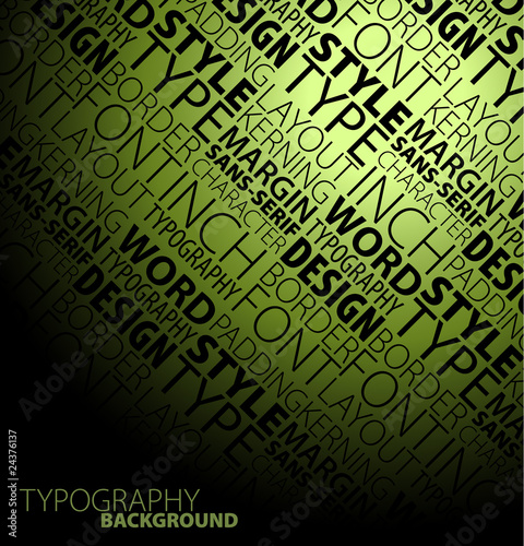 typography background
