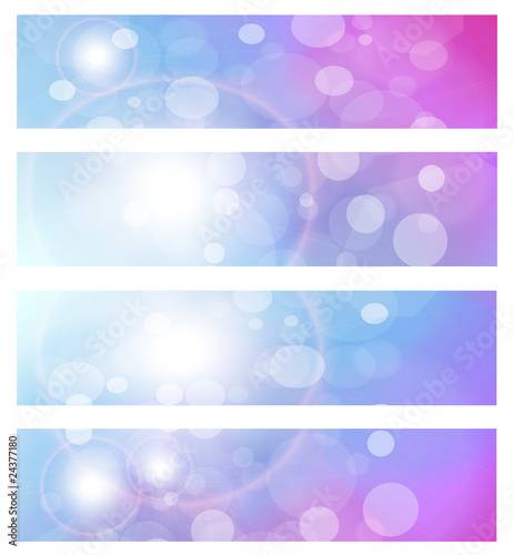 Banners, headers