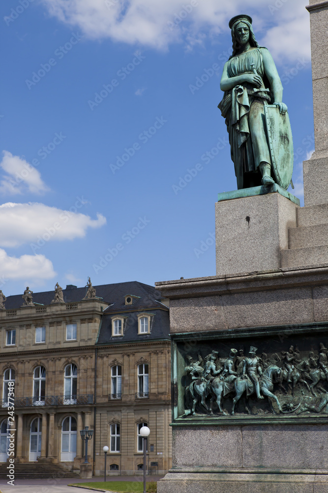 Fototapeta premium Schlossplatz Stuttgart