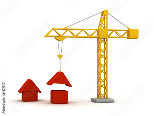 building houses