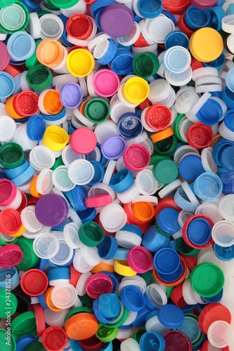 Recyclage de bouchons en plastique