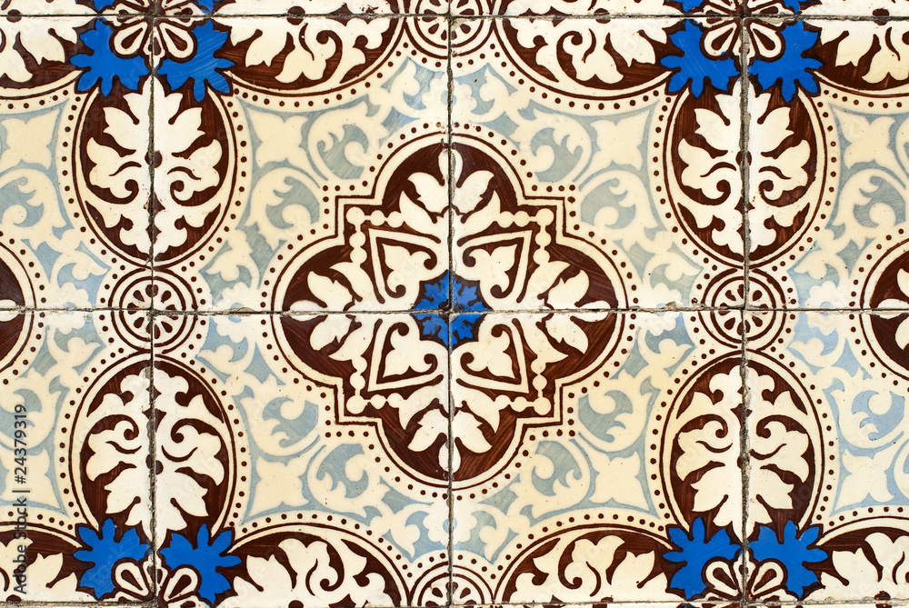 Portuguese glazed tiles 031