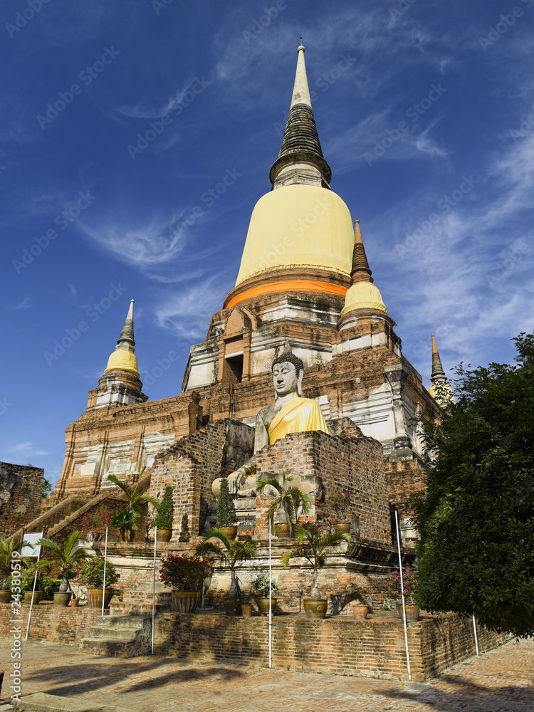 Thailand - Ayutthaya   Wat Yai Chai Mongkon