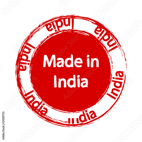 made in india label