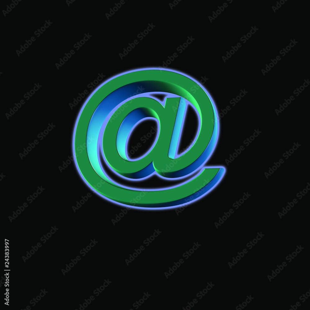 Obraz premium glowing web address