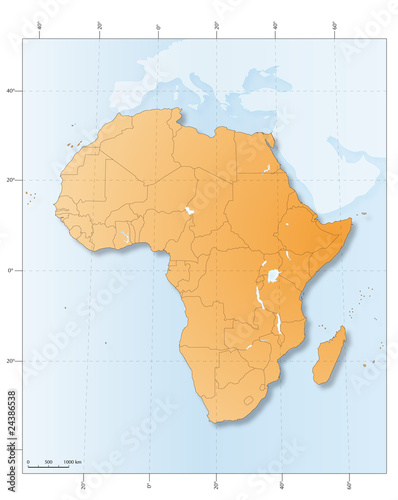carte d'Afrique