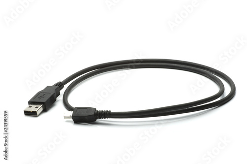 usb cable isolated