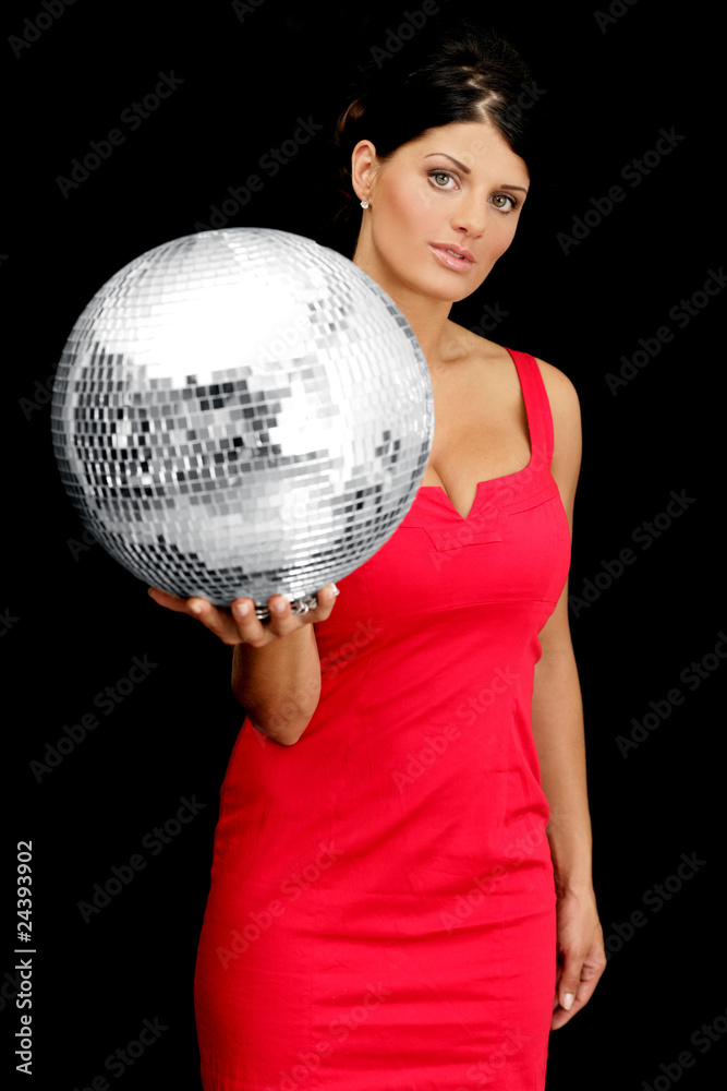 Fototapeta premium Discogirl