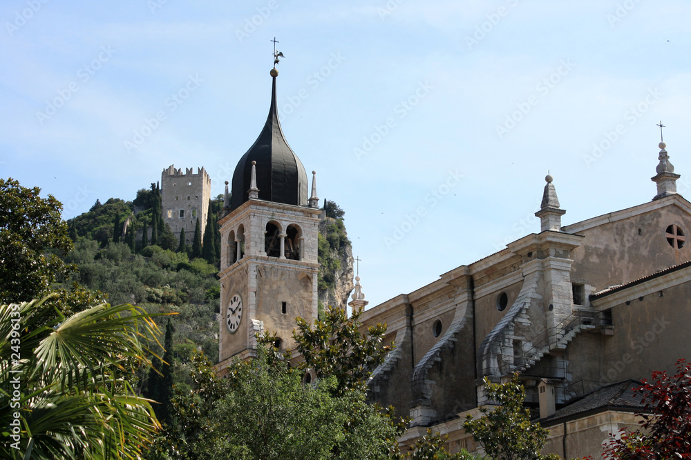 church and castle in Arco