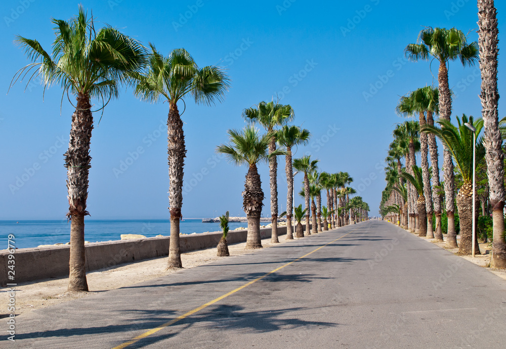 Limassol promenade alley