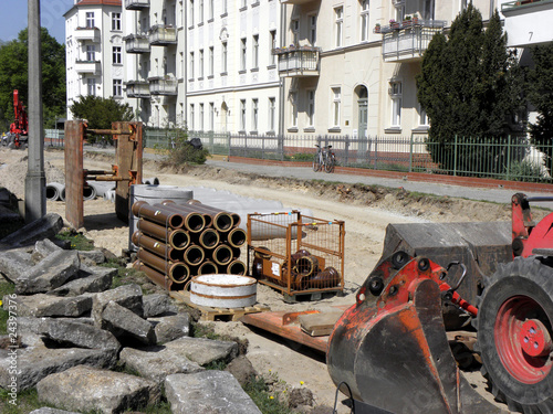 Stra  ensanierung in der Altstadt