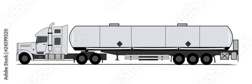 Big american tank truck