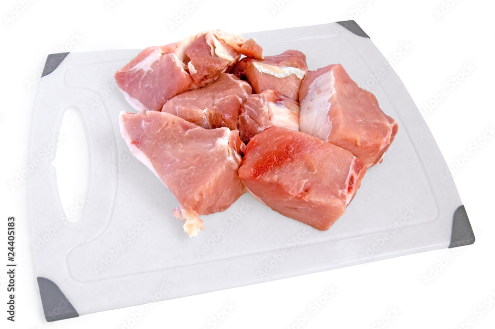 Sliced pork