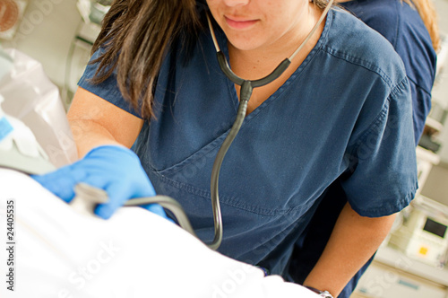 Nurse Assessing Patient