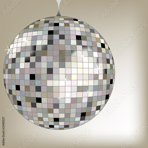 disco ball black - Jpeg