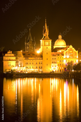 The night View on Prague Old Town