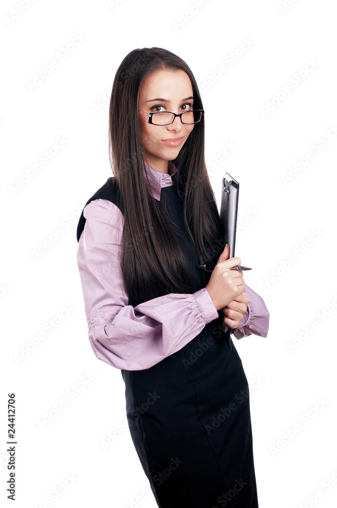 charming young business woman charming young business woman