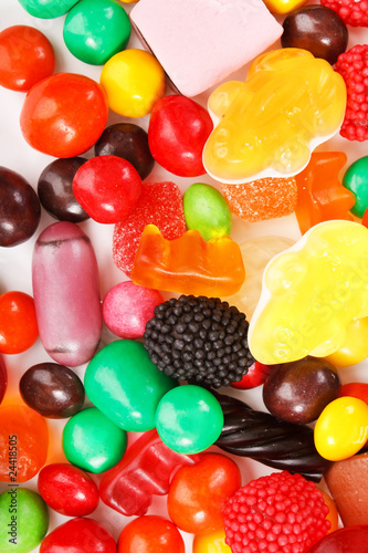 color candies