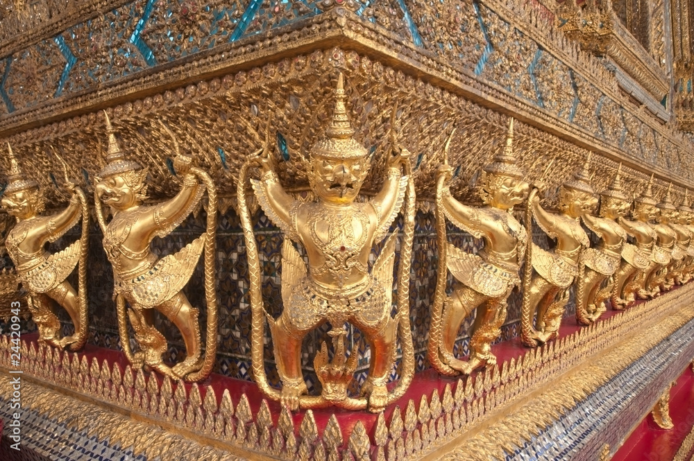 Traditional Thai style molding art