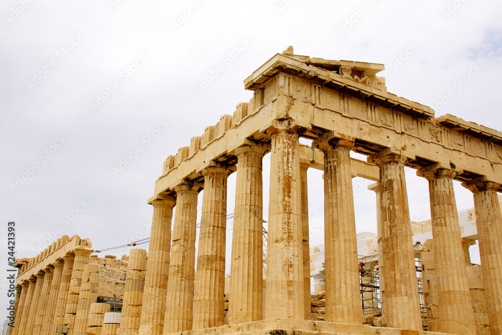Obraz premium The Parthenon, in Athens Akropolis, Greece