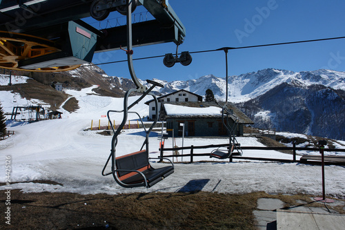 Seggiovia in valle d'aosta