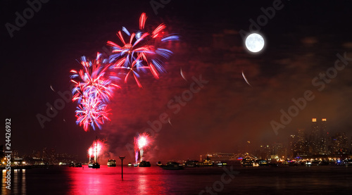 the Macy's 4th of July fireworks displays
